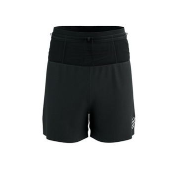 COMPRESSPORT Spodenki biegowe TRAIL RACING 2-IN-1 SHORT black XL