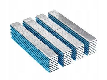 ГРУЗА ДЛЯ АЛЮМИНИЕВЫХ КОЛЕС 100 шт. 60 г. КЛЕЕННАЯ ОЦИНКОВАННАЯ KRAFT&DELE