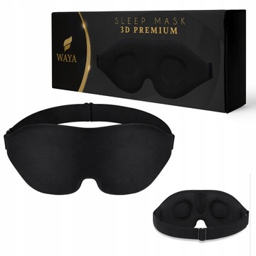 МАСКА НА ГОЛОВЕ МАСКА ДЛЯ ГЛАЗ ЗДОРОВЫЙ СОН SLEEP TRAVEL SOFT WAYA 3D
