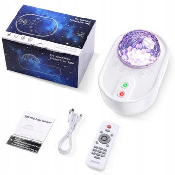 PROJEKTOR GWIAZD FAL LED LAMPKA NOCNA PREZENT USB