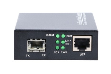 EXTRALINK Медиаконвертер Sedir 1xSFP 1xRJ45