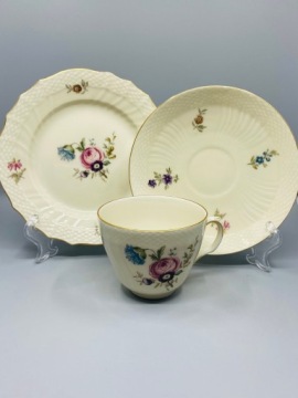 Royal Copenhagen 1951 - 1960. Цветочный набор для завтрака. Фрийсенборг.