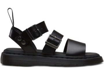 DR. MARTENS GRYPHON BLACK SANDAŁY r. 37