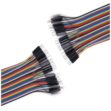 Przewody połączeniowe DuPont 40pin 20cm M-M