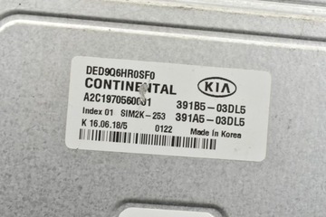 JEDNOTKA MOTORU ZASTRČKA 391A5-03DL5 KIA NIRO