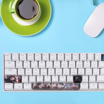 4 шт. шикарные колпачки для клавиатуры, компьютерные наклейки, наборы колпачков, прочные