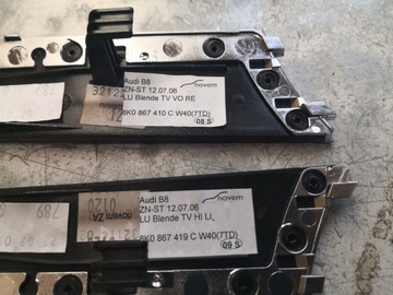 ТУННЕЛЬНАЯ РАМА ДЕРЕВЯННЫЕ ДЕКОРЫ AUDI A4 B8 W40