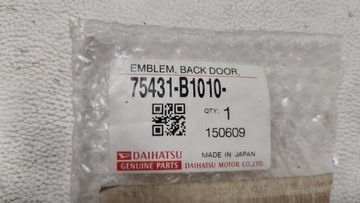 ZNAKY LOGO ZNAK KRYT DAIHATSU 75431-B1010