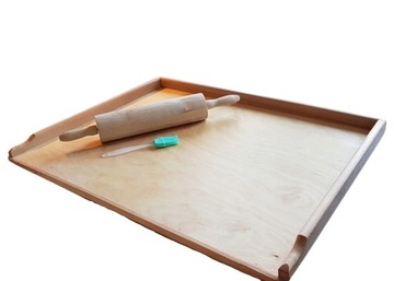 БОЛЬШОЙ ДЕРЕВЯННЫЙ СТОЛ ИЗ БУКА 70x51 СМ RANT 3 СМ