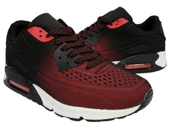 Buty Męskie Czarne adidasy Sportowe Sneakersy