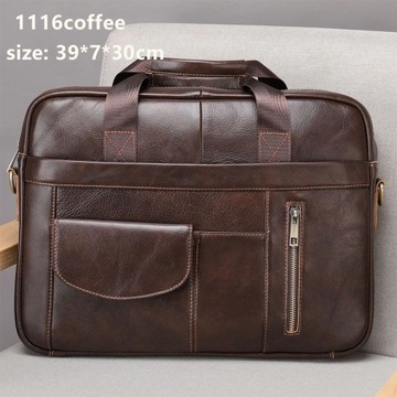 WESTAL Мужская кожаная сумка Деловые сумки-тоут