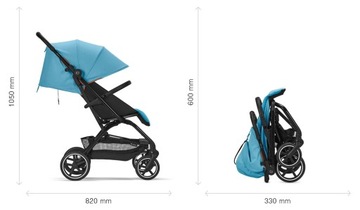Коляска Cybex Eezy S+2 Urban Nature Green + БЕСПЛАТНАЯ пленка