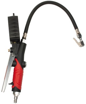 Пистолет для подкачки шин, цифровой манометр, 14 бар.