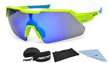 Okulary PRZECIWSŁONECZNE ROWEROWE ARCTICA S-315 MONOLENS + ETUI