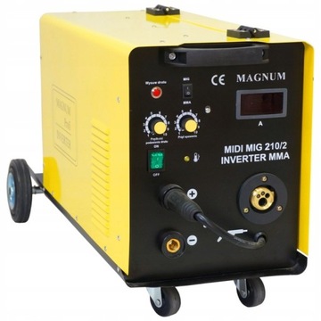 MAGNUM MIGOMAT MIG 210 MMA SPAWARKA 230V 400V 200A