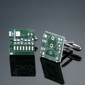 Запонки с узором ELECTRONICS
