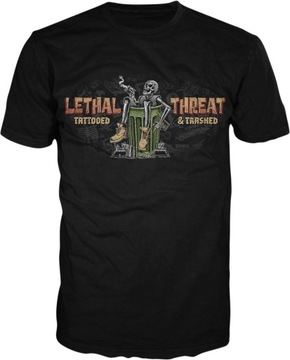 KOSZULKA TSHIRT LETHAL THREAT TATTED TRASHED r. XL