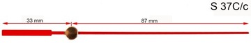 WSKAZÓWKA SEKUNDOWA SEKUNDNIK DO ZEGARA S37C/c