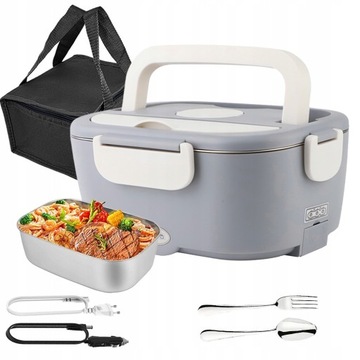 ELEKTRYCZNY LUNCHBOX PODGRZEWACZ TERMOS OBIADOWY