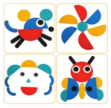 ДЕРЕВЯННАЯ ГОЛОВОЛОМКА МОНТЕССОРИ ЛОГИЧЕСКАЯ ИГРА