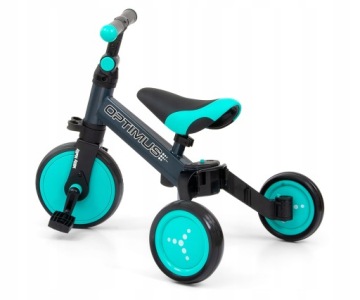 Беговел Milly Mally Optimus 18 дюймов, бирюзовый