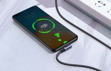 UGREEN ПРОЧНЫЙ КАБЕЛЬ USB C НА USB-C УГОЛ 90 ГРАДУСОВ QC 4.0 5A 100W
