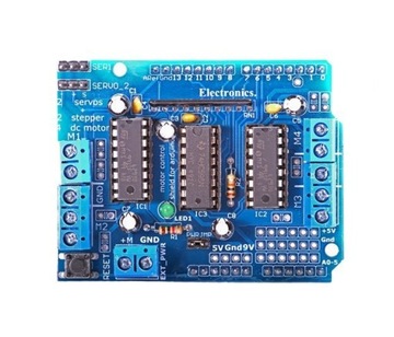 Shield sterownik do silnika 4x DC / 2x krokowych L293D do Arduino