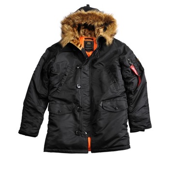 Alpha Industries kurtka męska parka z kapturem N3B VF 59 r. XXL