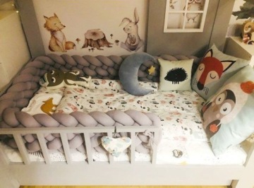 Плетеная защита для кос, 200 см, высота 30 см.