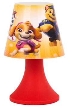 LAMPKA NOCNA LED dla Dzieci KLOSZ Z NADRUKIEM PSI PATROL MARSHALL 18 CM
