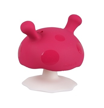 Mombella Grzybek Gryzak Mushroom dark pink
