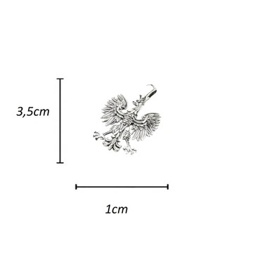 SREBRNA ZAWIESZKA MAŁY ORZEŁ ORZEŁEK PRÓBA 925