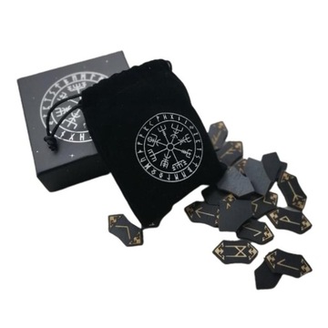 Karty tarota Nordic Rune Drewniany zestaw