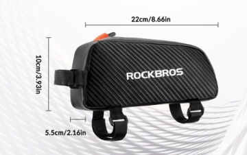 Велосипедная сумка на раму 1л ROCKBROS 039BK