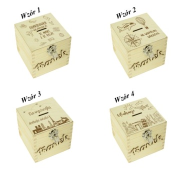 ДЕРЕВЯННАЯ копилка ПОДАРОК ​​ДЕТЯМ XXL НАТУРАЛЬНАЯ