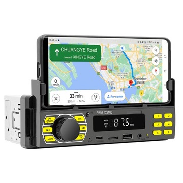 RADIO SAMOCHODOWE BLUETOOTH USB MP3 AUX 45W*4
