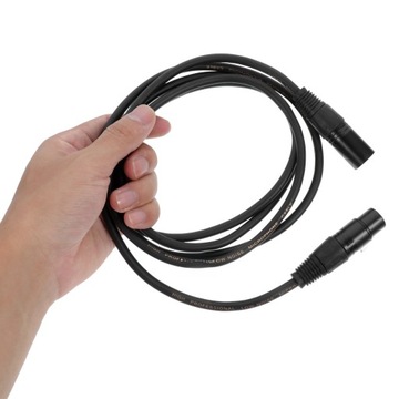 3-PINOWY KABEL SYGNAŁOWY DMX XLR MĘSKI NA ŻEŃSKI