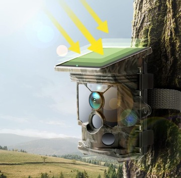 CEYOMUR Солнечная лесная камера-ловушка 40MP 30fps WIFI BT 120° IP66 +32 ГБ