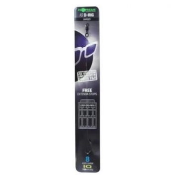 Przypon Karpiowy Z Zadziorem Korda IQ Kurv Shank r. 8 Barbed 10 lb 4.5 kg