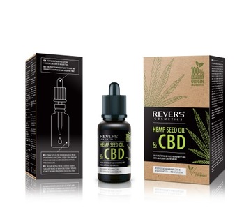 Revers 100 % Naturalny olejek konopny z CBD 15ml
