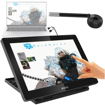 Dotykowy tablet graficzny BOSTO 16HDT NA PREZENT