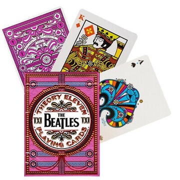 THE BEATLES karty do gry Theory11 zespół muzyka