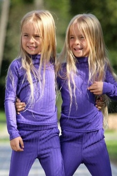 FIOLETOWY GOLF PRĄŻKOWANY QBA KIDS POLSKI PRODUCENT 164