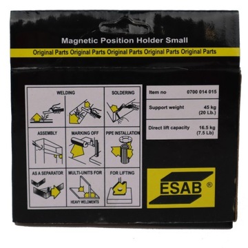 Магнитный квадрат 45 кг ESAB Магнитное положение