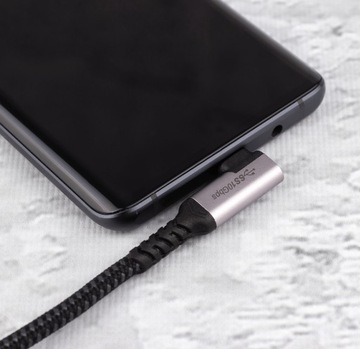 Кабель REAGLE USB-C 3.2 Thunderbolt 4K 60 Гц QC 5A PD 100 Вт угловой 10 Гбит/с 2 м
