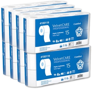 VelvetCARE papier toaletowy 64szt BIAŁY miękki 118