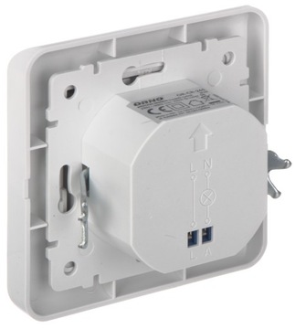 Czujnik ruchu 2 żyłowy 160st IP20 500W do puszki biały OR-CR-261 ORNO