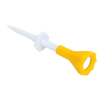 5 шт. Резиновая футболка для гольфа Желтая гладкая