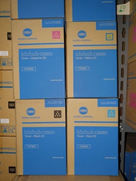 Набор тонера Konica c3320i TNP-80K TNP80CMYK