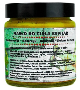 Krem do ciała KAPILAR pielęgnacja skóry masło 120ml